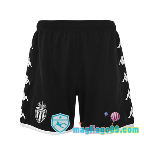 Magliago - Passione Maglie Thai Affidabili Basso Costo Online Shop | Pantalonici Da Calcio AS Monaco Seconda Nero 2022/2023