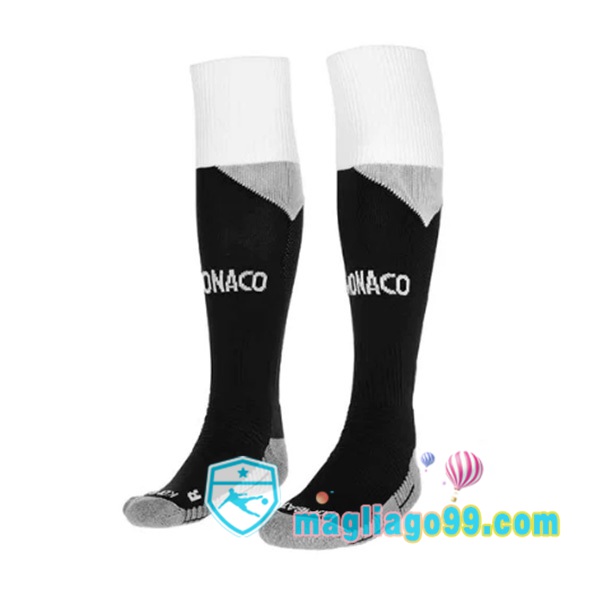 Magliago - Passione Maglie Thai Affidabili Basso Costo Online Shop | Calzettoni Da Calcio AS Monaco Seconda Nero 2022/2023