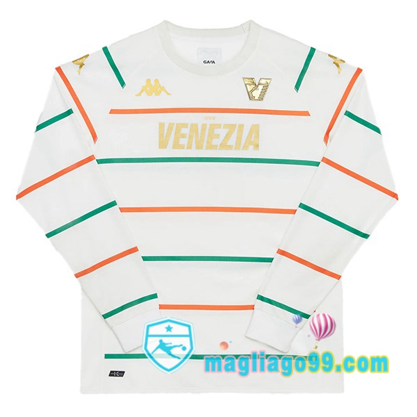 Magliago - Passione Maglie Thai Affidabili Basso Costo Online Shop | Maglia Venezia FC Seconda Maniche Lunghe Bianco 2022/2023