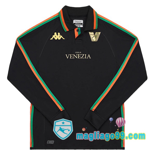 Magliago - Passione Maglie Thai Affidabili Basso Costo Online Shop | Maglia Venezia FC Prima Maniche Lunghe Nero 2022/2023