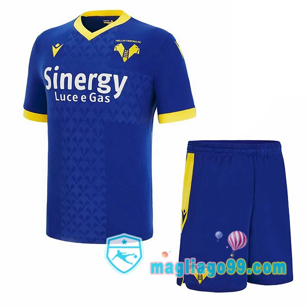 Magliago - Passione Maglie Thai Affidabili Basso Costo Online Shop | Maglia Hellas Verona Bambino Prima Blu 2022/2023