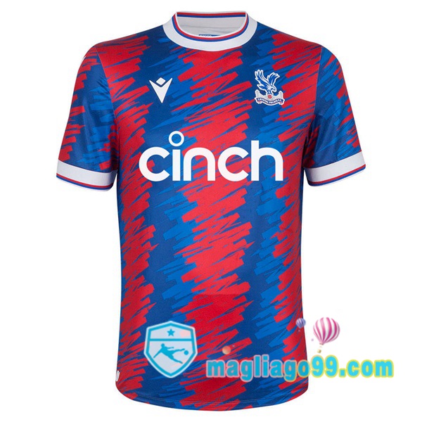 Magliago - Passione Maglie Thai Affidabili Basso Costo Online Shop | Maglia Crystal Palace Prima Blu Rosso 2022/2023