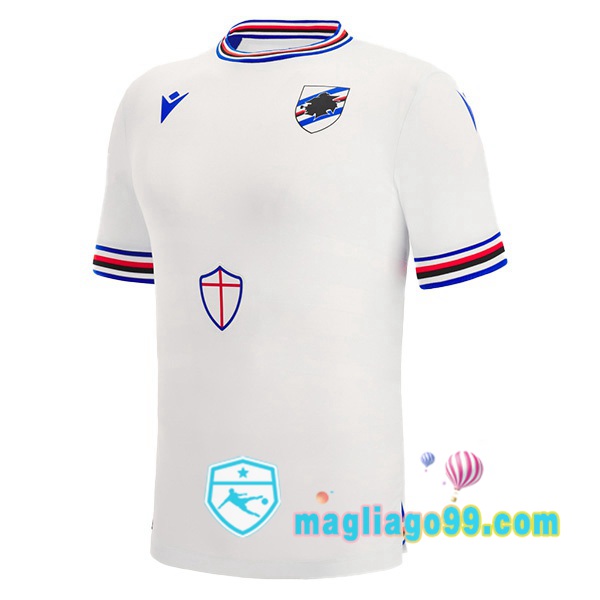 Magliago - Passione Maglie Thai Affidabili Basso Costo Online Shop | Maglia UC Sampdoria Seconda Bianco 2022/2023