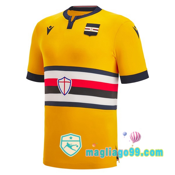 Magliago - Passione Maglie Thai Affidabili Basso Costo Online Shop | Maglia UC Sampdoria Terza Giallo 2022/2023