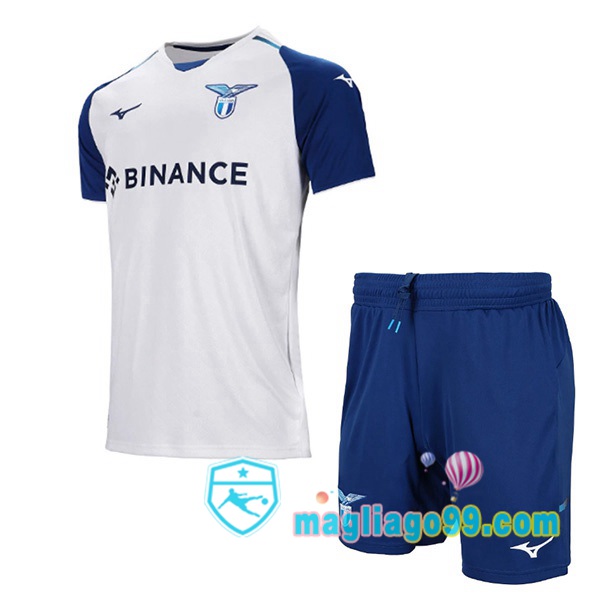 Magliago - Passione Maglie Thai Affidabili Basso Costo Online Shop | Maglia SS Lazio Bambino Terza Bianco 2022/2023