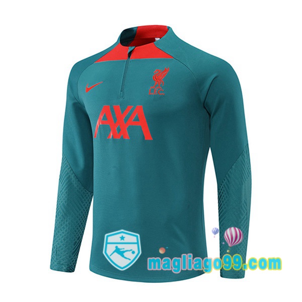 Magliago - Passione Maglie Thai Affidabili Basso Costo Online Shop | Felpe Allenamento FC Liverpool Verde 2022/2023