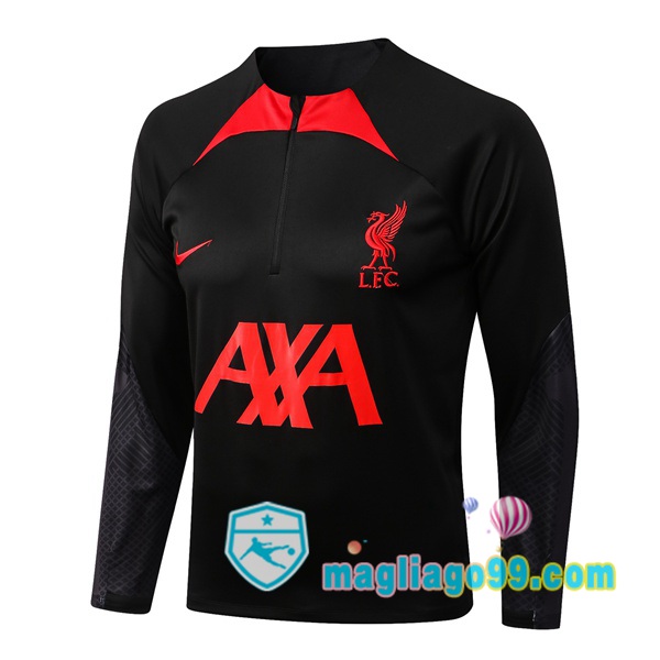 Magliago - Passione Maglie Thai Affidabili Basso Costo Online Shop | Felpe Allenamento FC Liverpool Nero 2022/2023