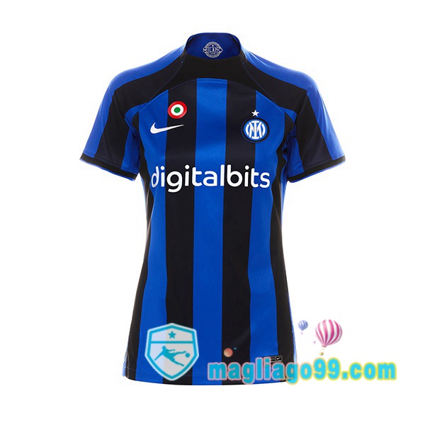 Magliago - Passione Maglie Thai Affidabili Basso Costo Online Shop | Maglia Inter Milan Donna Prima Nero Blu 2022/2023