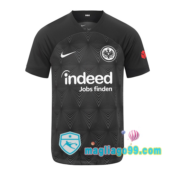 Magliago - Passione Maglie Thai Affidabili Basso Costo Online Shop | Maglia Eintracht Frankfurt Seconda Nero 2022/2023
