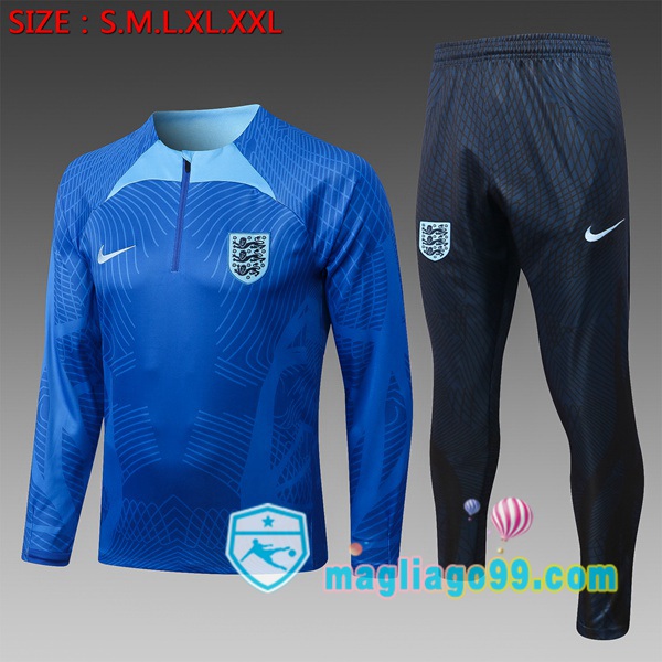 Magliago - Passione Maglie Thai Affidabili Basso Costo Online Shop | Tuta da Allenamento Inghilterra Bambino Blu 2022/2023