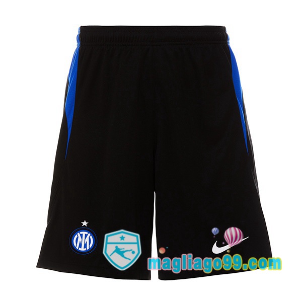 Magliago - Passione Maglie Thai Affidabili Basso Costo Online Shop | Pantalonici Da Calcio Inter Milan Prima Nero Blu 2022/2023