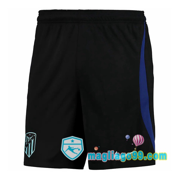 Magliago - Passione Maglie Thai Affidabili Basso Costo Online Shop | Pantalonici Da Calcio Atletico Madrid Seconda Nero 2022/2023
