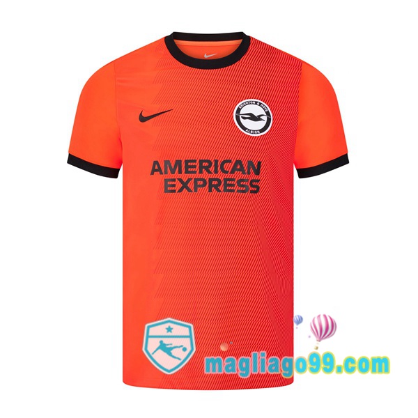 Magliago - Passione Maglie Thai Affidabili Basso Costo Online Shop | Maglia FC Brighton Seconda Arancione 2022/2023