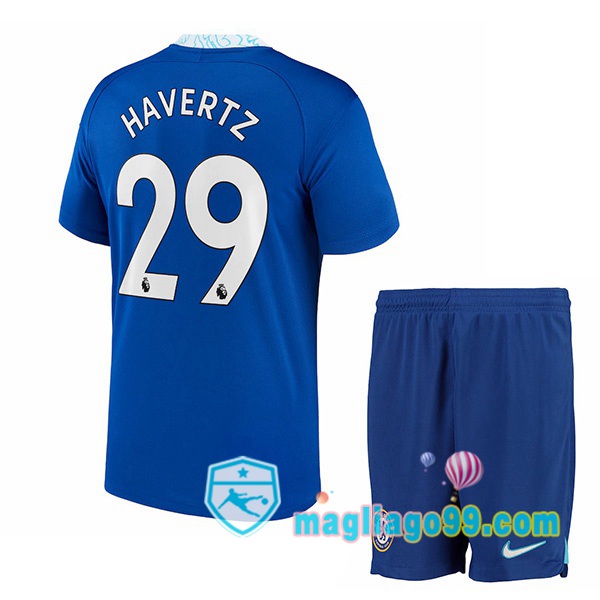 Magliago - Passione Maglie Thai Affidabili Basso Costo Online Shop | Maglia FC Chelsea (HaVerdez 29) Bambino Prima Blu 2022/2023
