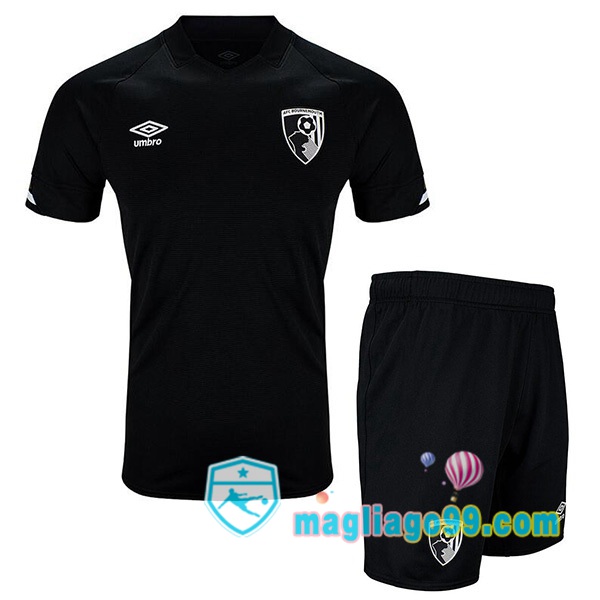 Magliago - Passione Maglie Thai Affidabili Basso Costo Online Shop | Maglia AFC Bournemouth Bambino Terza Nero 2022/2023