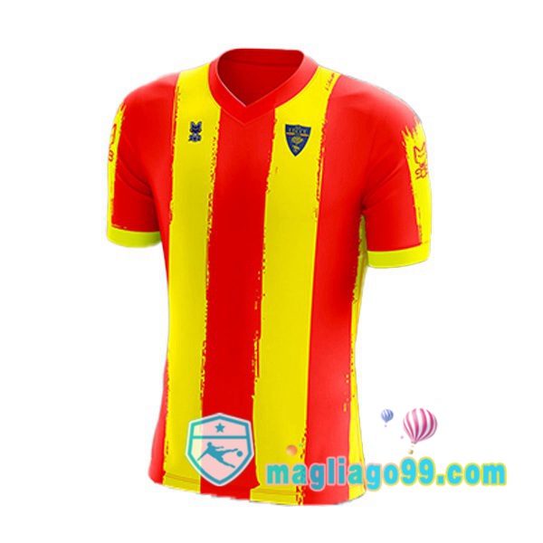 Magliago - Passione Maglie Thai Affidabili Basso Costo Online Shop | Maglia Calcio Lecce Prima Rosso Giallo 2022/2023