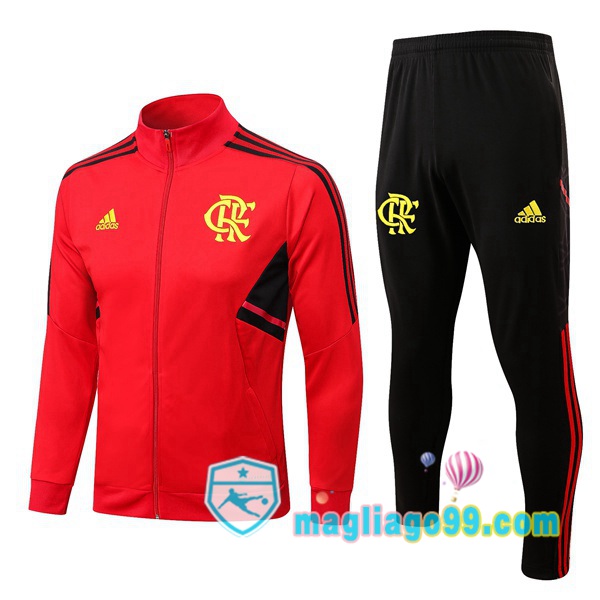 Magliago - Passione Maglie Thai Affidabili Basso Costo Online Shop | Giacca Da Allenamento Flamengo Rosso 2022/2023