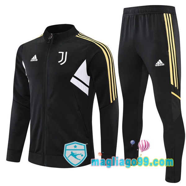 Magliago - Passione Maglie Thai Affidabili Basso Costo Online Shop | Giacca Da Allenamento Juventus Nero 2022/2023