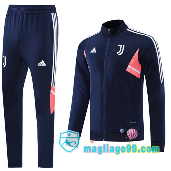 Magliago - Passione Maglie Thai Affidabili Basso Costo Online Shop | Giacca Da Allenamento Juventus Blu Royal 2022/2023