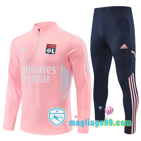Magliago - Passione Maglie Thai Affidabili Basso Costo Online Shop | Tuta da Allenamento Lyon OL Rosa 2022/2023