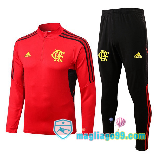 Magliago - Passione Maglie Thai Affidabili Basso Costo Online Shop | Tuta da Allenamento Flamengo Rosso 2022/2023