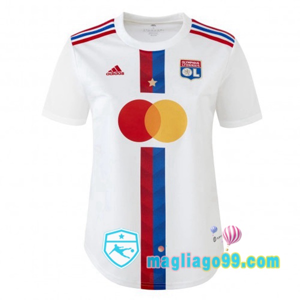Magliago - Passione Maglie Thai Affidabili Basso Costo Online Shop | Maglia Calcio Lyon OL Donna Prima Bianco 2022/2023