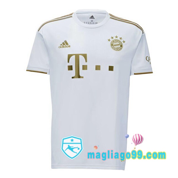 Magliago - Passione Maglie Thai Affidabili Basso Costo Online Shop | Maglia Calcio Bayern Monaco Seconda Bianco 2022/2023