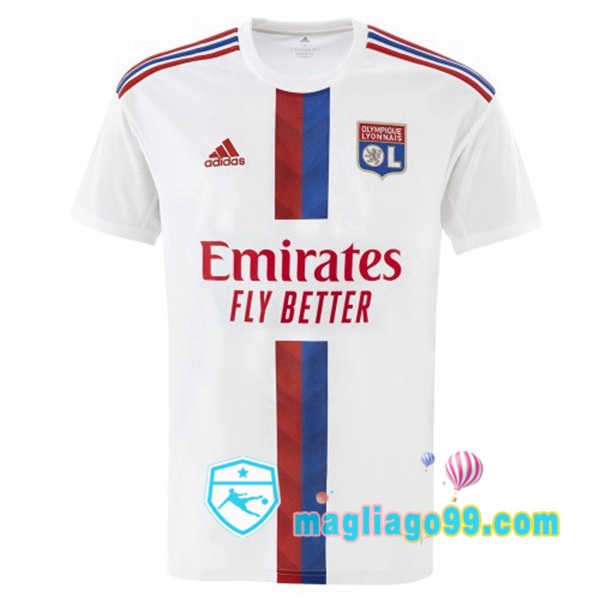 Magliago - Passione Maglie Thai Affidabili Basso Costo Online Shop | Maglia Calcio Lyon OL Prima Bianco 2022/2023