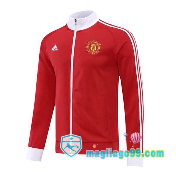 Magliago - Passione Maglie Thai Affidabili Basso Costo Online Shop | Giacca Calcio Manchester United Rosso 2022/2023