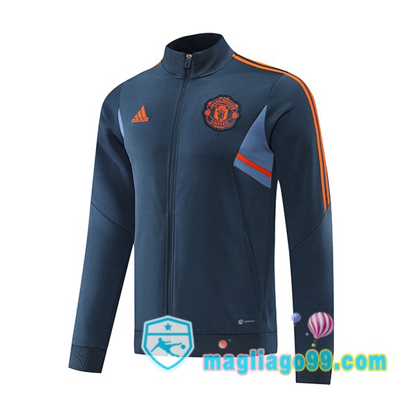 Magliago - Passione Maglie Thai Affidabili Basso Costo Online Shop | Giacca Calcio Manchester United Grigio 2022/2023