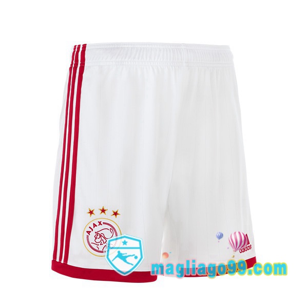 Magliago - Passione Maglie Thai Affidabili Basso Costo Online Shop | Pantalonici Da Calcio AFC Ajax Prima Bianco Rosso 2022/2023