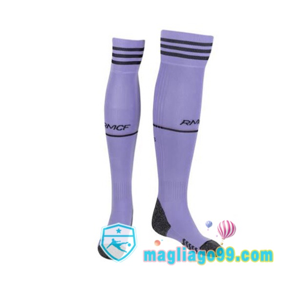 Magliago - Passione Maglie Thai Affidabili Basso Costo Online Shop | Calzettoni Da Calcio Real Madrid Seconda Porpora 2022/2023