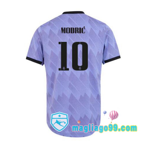 Magliago - Passione Maglie Thai Affidabili Basso Costo Online Shop | Maglia Calcio Real Madrid (Modrić 10) Seconda Porpora 2022/2023