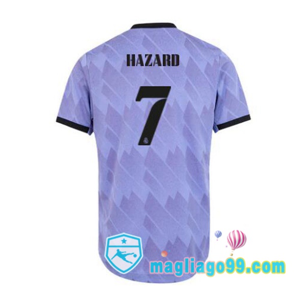 Magliago - Passione Maglie Thai Affidabili Basso Costo Online Shop | Maglia Calcio Real Madrid (Hazard 7) Seconda Porpora 2022/2023