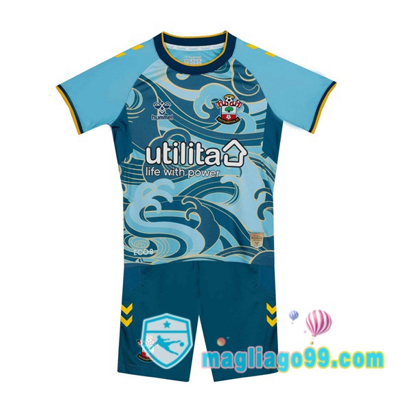 Magliago - Passione Maglie Thai Affidabili Basso Costo Online Shop | Maglia Calcio Southampton FC Bambino Seconda Blu 2022/2023