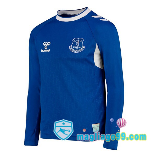 Magliago - Passione Maglie Thai Affidabili Basso Costo Online Shop | Maglia Calcio Everton Prima Maniche Lunghe Blu 2022/2023