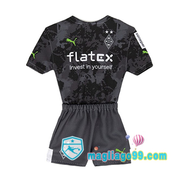 Magliago - Passione Maglie Thai Affidabili Basso Costo Online Shop | Maglia Calcio Monchengladbach Bambino Terza Nero 2022/2023