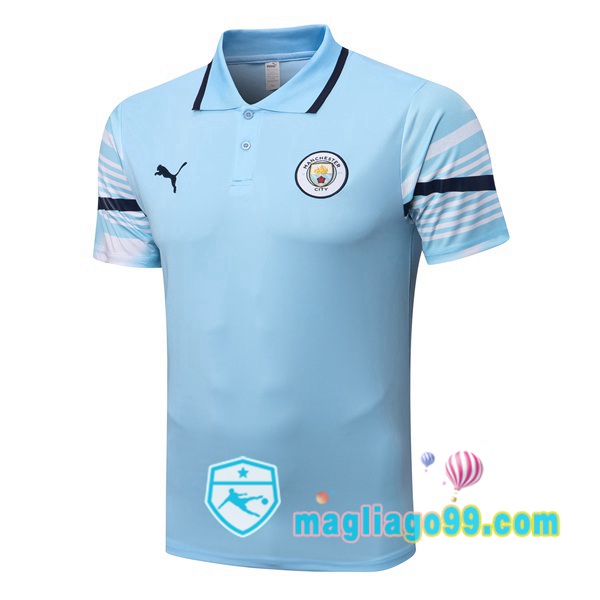 Magliago - Passione Maglie Thai Affidabili Basso Costo Online Shop | Manchester City Polo Maglia Uomo Blu 2022/2023