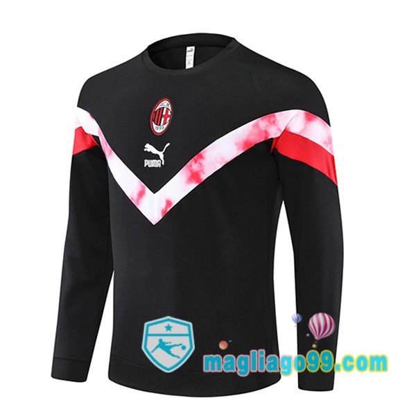 Magliago - Passione Maglie Thai Affidabili Basso Costo Online Shop | Felpe Allenamento AC Milan Nero 2022/2023