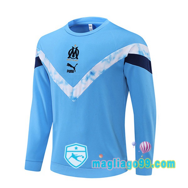 Magliago - Passione Maglie Thai Affidabili Basso Costo Online Shop | Felpe Allenamento Marsiglia OM Blu 2022/2023