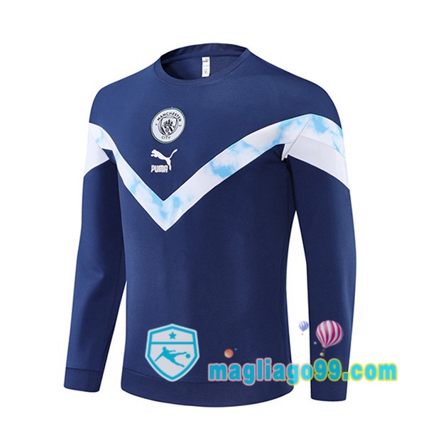 Magliago - Passione Maglie Thai Affidabili Basso Costo Online Shop | Felpe Allenamento Manchester City Blu 2022/2023