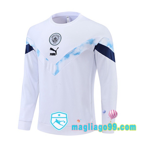 Magliago - Passione Maglie Thai Affidabili Basso Costo Online Shop | Felpe Allenamento Manchester City Bianco 2022/2023