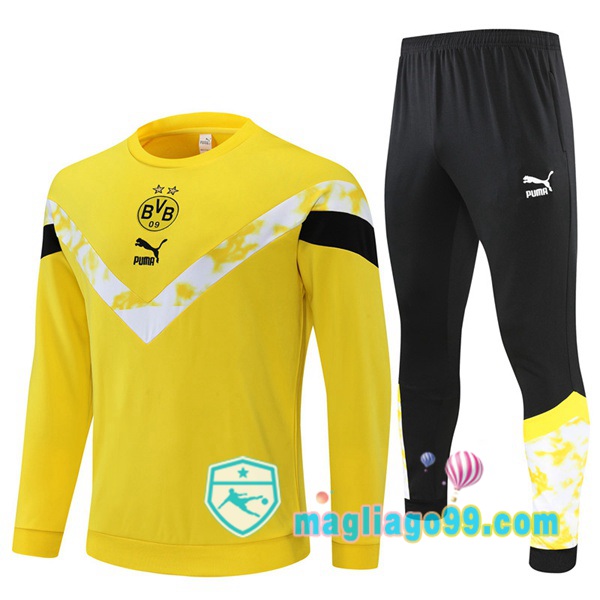 Magliago - Passione Maglie Thai Affidabili Basso Costo Online Shop | Tuta da Allenamento Dortmund BVB Giallo 2022/2023
