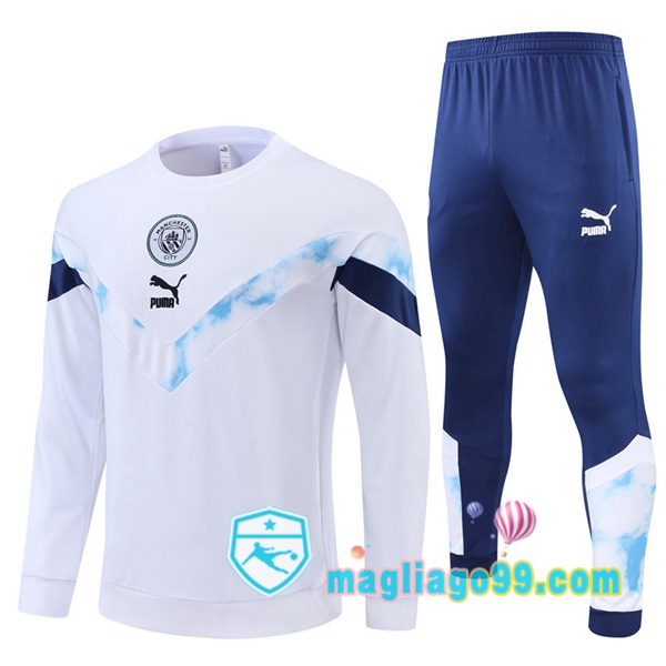 Magliago - Passione Maglie Thai Affidabili Basso Costo Online Shop | Tuta da Allenamento Manchester City Bianco 2022/2023