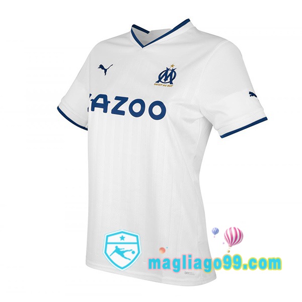 Magliago - Passione Maglie Thai Affidabili Basso Costo Online Shop | Maglia Calcio Marsiglia OM Donna Prima Bianco 2022/2023