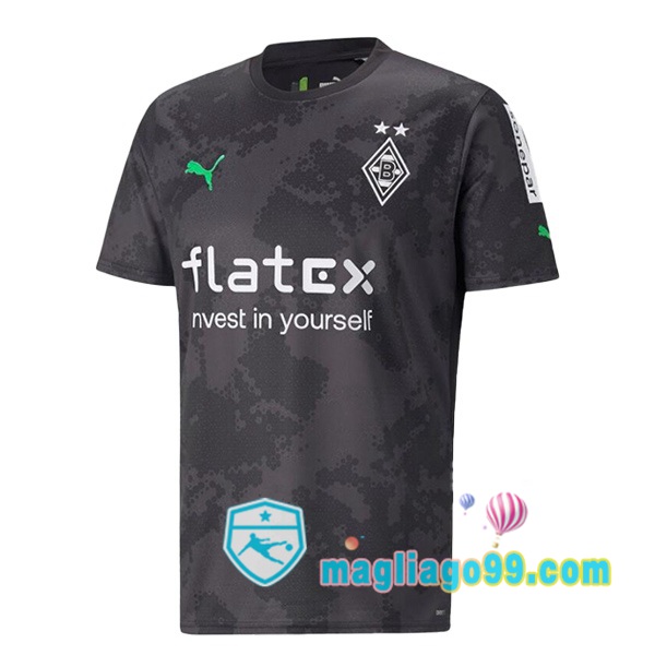 Magliago - Passione Maglie Thai Affidabili Basso Costo Online Shop | Maglia Calcio Monchengladbach Terza Nero 2022/2023
