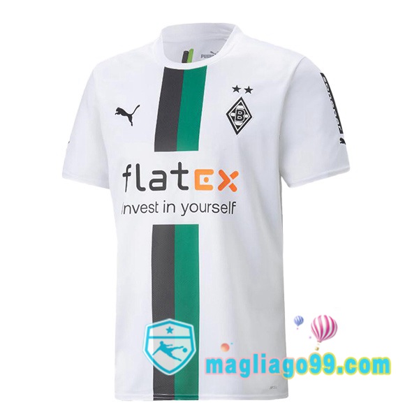 Magliago - Passione Maglie Thai Affidabili Basso Costo Online Shop | Maglia Calcio Monchengladbach Prima Bianco 2022/2023