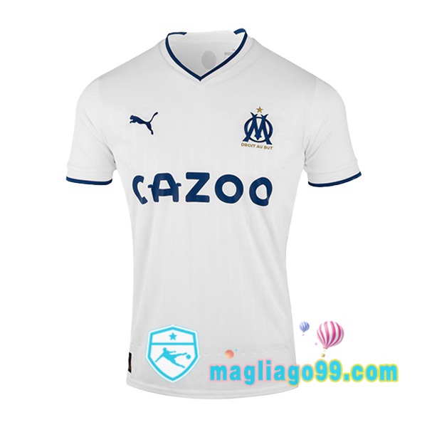 Magliago - Passione Maglie Thai Affidabili Basso Costo Online Shop | Maglia Calcio Marsiglia OM Prima Bianco 2022/2023