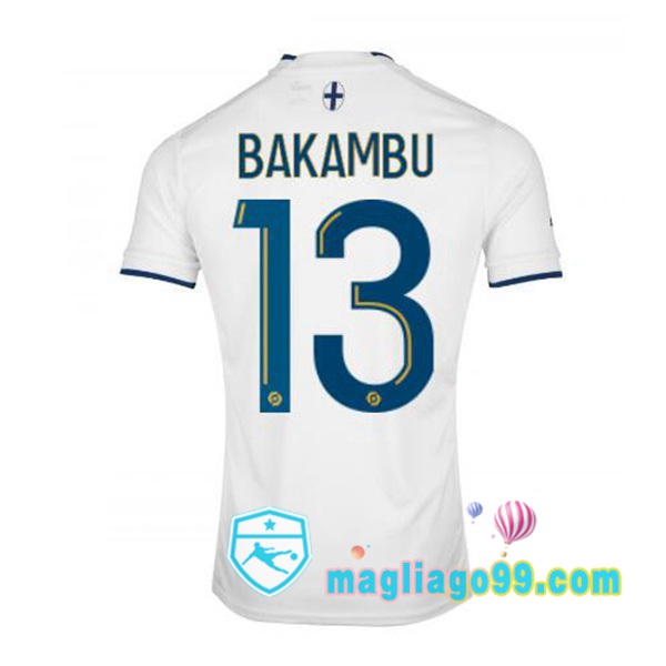 Magliago - Passione Maglie Thai Affidabili Basso Costo Online Shop | Maglia Calcio Marsiglia OM (BAKAMBU 13) Prima Bianco 2022/2023