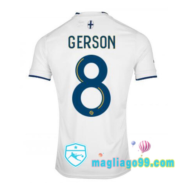 Magliago - Passione Maglie Thai Affidabili Basso Costo Online Shop | Maglia Calcio Marsiglia OM (GERSON 8) Prima Bianco 2022/2023